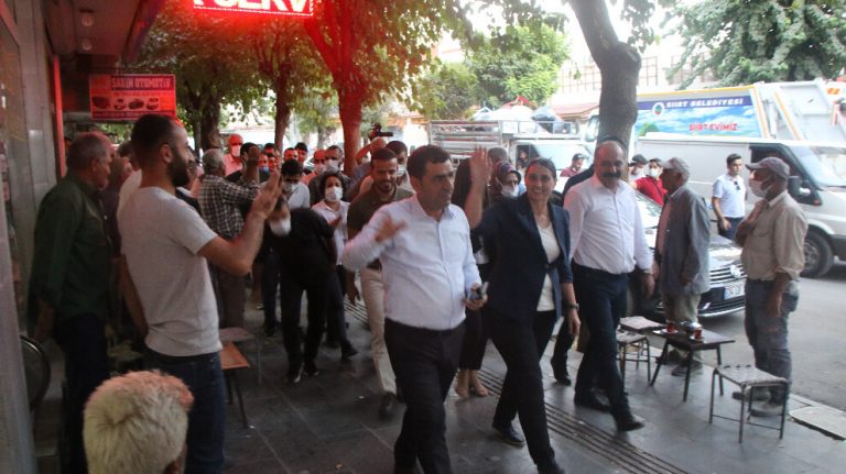 Siirt’te ‘Bijî Serok APO’ sloganlarıyla yürüyüş