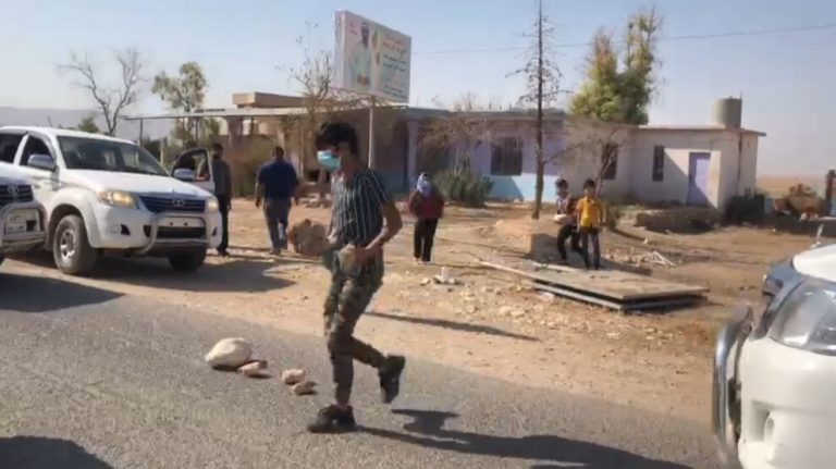 Halk, Şengal’de direnişe geçti