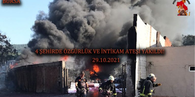 Bursa, Sakarya, Samsun ve İstanbul’da yakma eylemleri