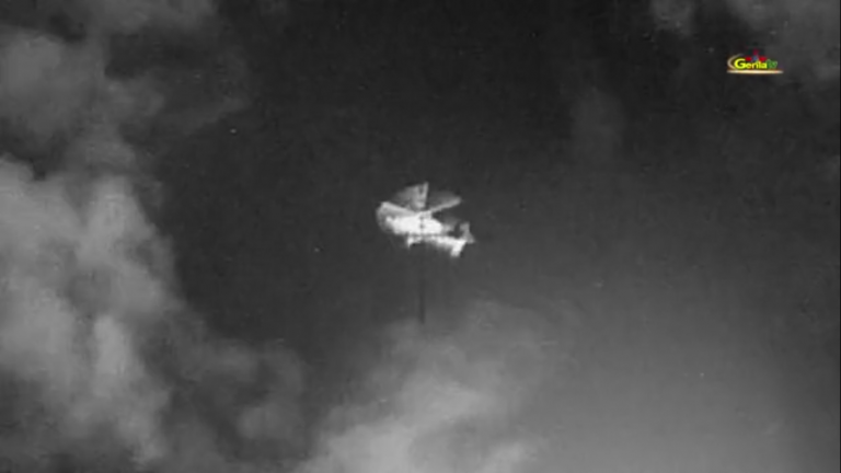 Gerîla TV helikoptere yapılan müdahalenin görüntülerini paylaştı