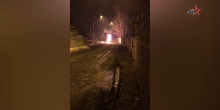 Agirî’de özgün intikam birimi zırhlı aracı molotofla vurdu