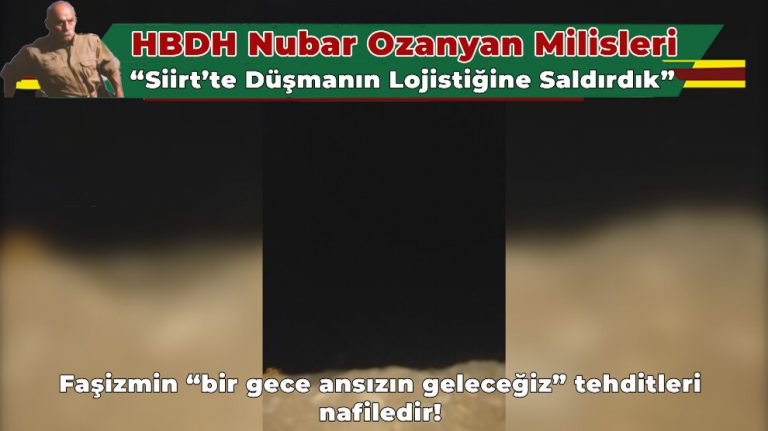 HBDH SİİRT’E ASKERİ BİR ARACA EL BOMBALARIYLA SALDIRDI