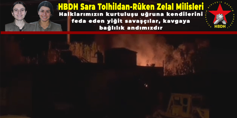 HBDH İstanbul Tuzla’da sabotaj eylemi gerçekleştirdi
