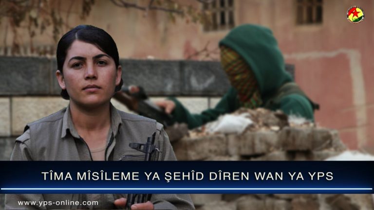 YPS Misilleme timlerinden kimyasal saldırılara karşı eylem