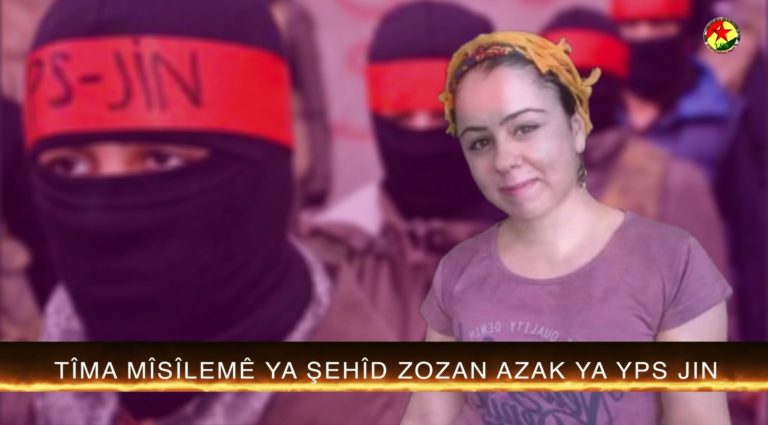 YPS-JIN, Farqîn’de uyuşturucu satıcısı işbirlikçinin evine eylem düzenledi