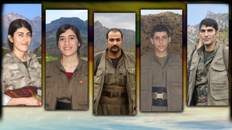 HPG, şehadete ulaşan 5 gerillanın kimliklerini açıkladı
