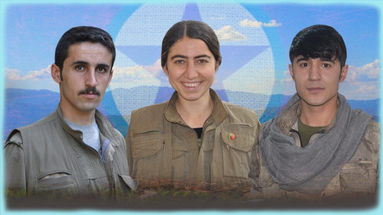 HPG, Medya Savunma Alanları’nda şehadete ulaşan 3 gerillanın kimlik bilgilerini açıkladı