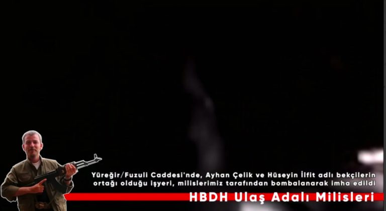 HBDH’dan Adana’da bombalama eylemi
