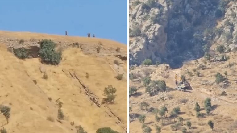 KDP, gerilla alanlarını kuşatması için işgalcilere yol yapıyor