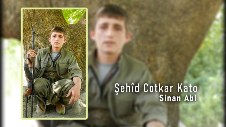 Cotkar Kato, ardında  zafer için dalgalanan Kurdistan bayrağını bıraktı