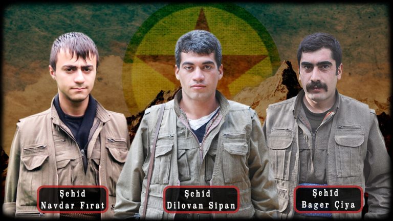 Şehadete ulaşan 3 gerillanın kimlikleri açıklandı
