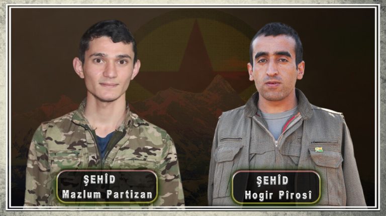 HPG Garê’de şehadete ulaşan 2 gerillanın kimliklerini açıkladı