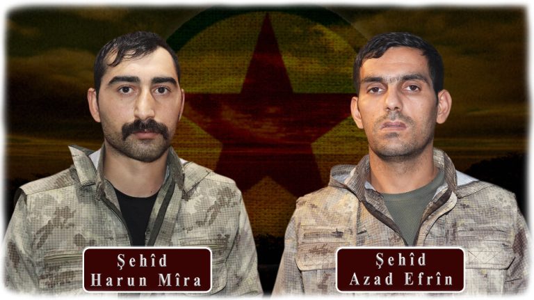 HPG Zap’ta şehadete ulaşan 2 gerillanın kimliklerini açıkladı