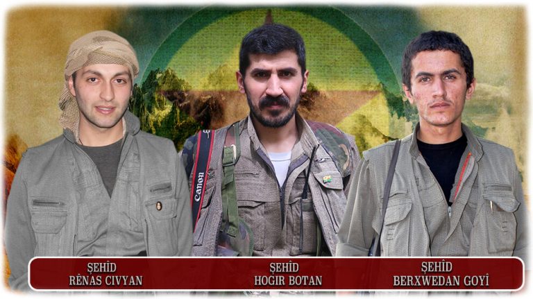 Şehadete ulaşan 3 gerillanın kimlikleri açıklandı