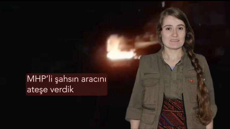 YPS JIN: MHP’li şahsın aracını ateşe verdik