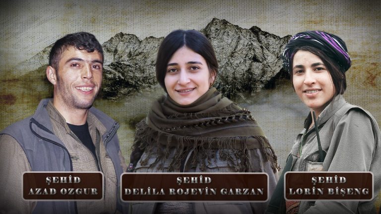 HPG şehadete ulaşan 3 gerillanın kimliklerini açıkladı