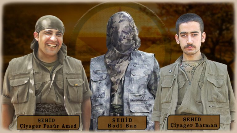 HPG, Amed’de şehadete ulaşan 3 gerillanın kimliklerini açıkladı
