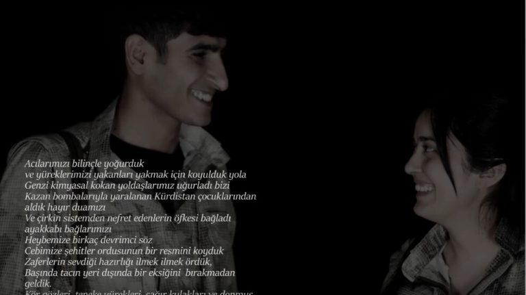 YJA Star gerillaları fedai Asya ve Rojger için şiir yazdı