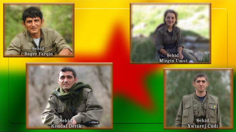 Şehadete ulaşan 4 gerillanın kimlikleri açıklandı