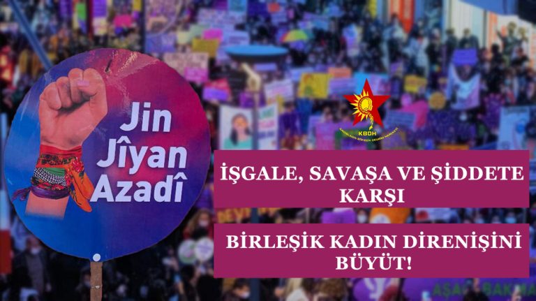KBDH: Erkek egemen sisteme karşı mücadelemizi büyüteceğiz