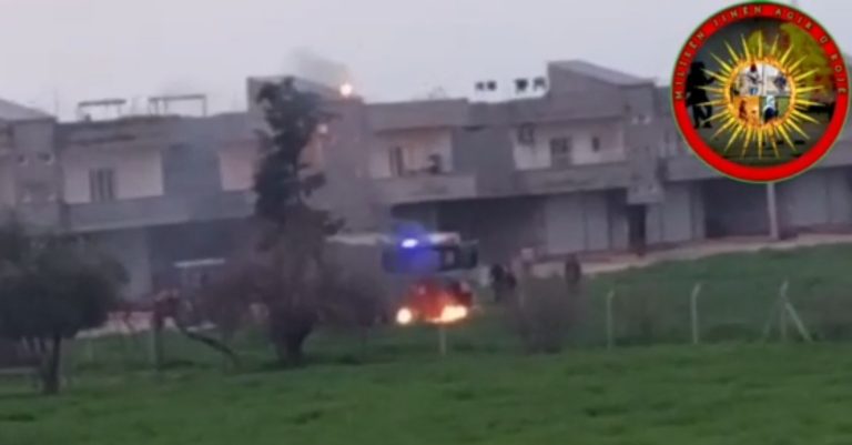 Güneşin ve Ateşin kadın milislerinden eylem