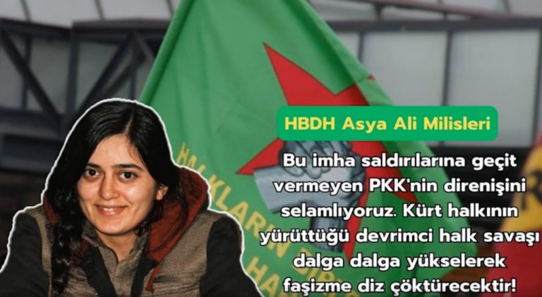 HBDH Asya Ali Milisleri İstanbul’da eylem gerçekleştirdi