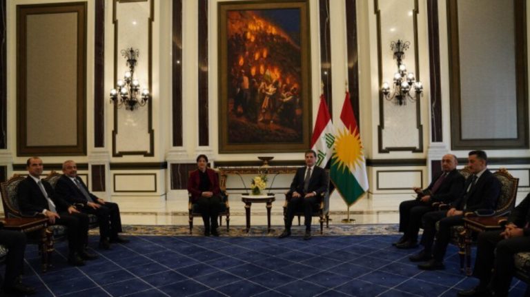 İmralı Heyeti, Neçirvan Barzani ile bir araya geldi