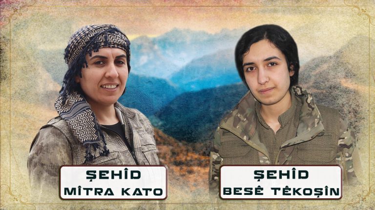 HPG Zap’ta şehadete ulaşan 2 gerillayı saygıyla andı
