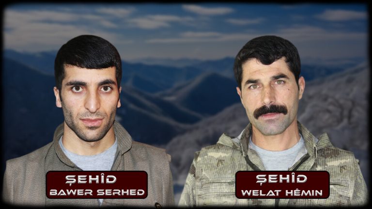 Şehadete ulaşan 2 gerillanın kimliği açıklandı