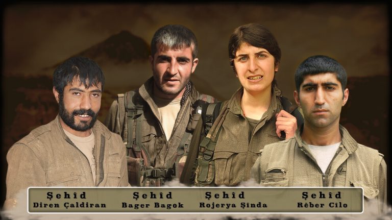 Zap’ta şehadete ulaşan 4 gerillanın kimliği açıklandı